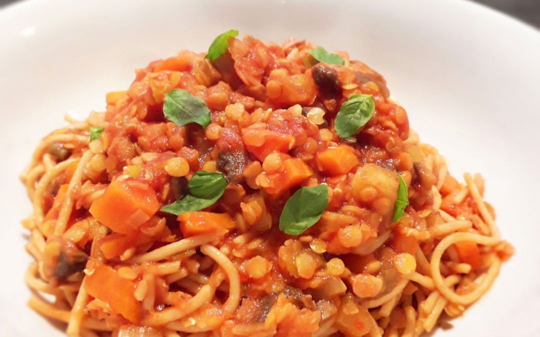 Lentil and Mushroom Ragu