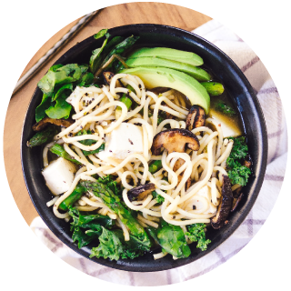Japanese Bowl | Vegan Recipe Newsletter Signup