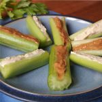 Cucumber Sticks with Hummus & Peanut Butter